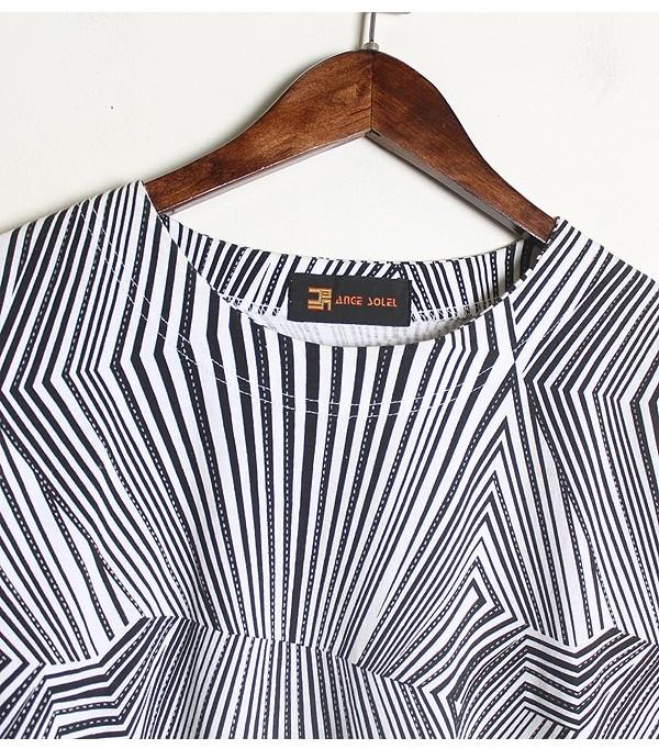 Zebra Pattern Cotton T-Shirt 4