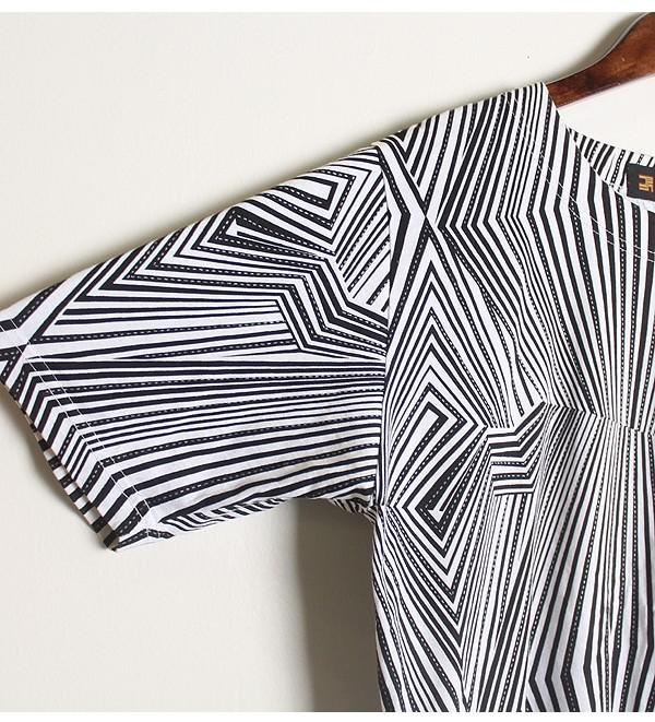 Zebra Pattern Cotton T-Shirt 5