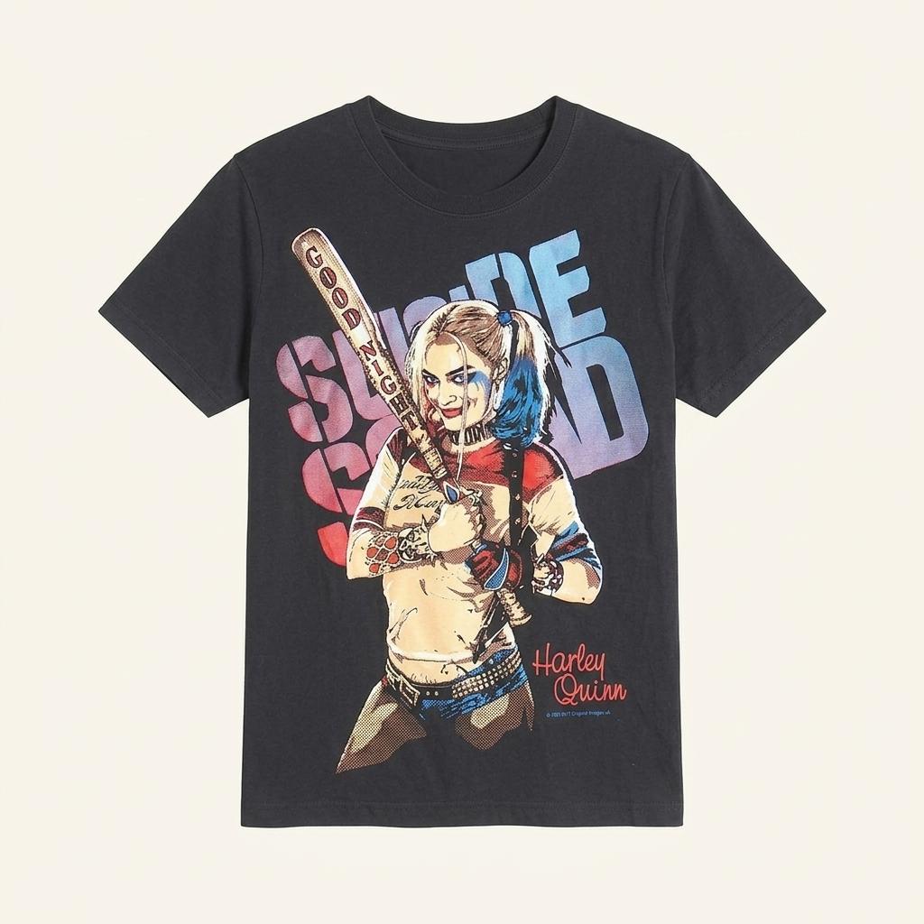 Harley Quinn Print T-Shirt 1