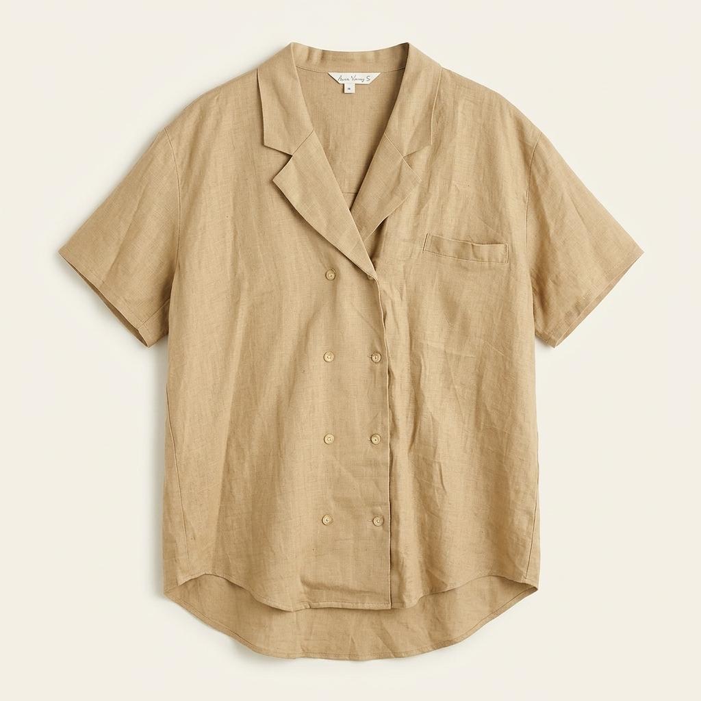 100% Linen Blouse 1