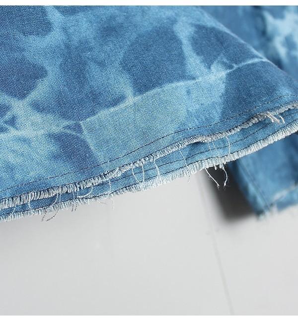 Indigo-Dyed Linen Pants 7