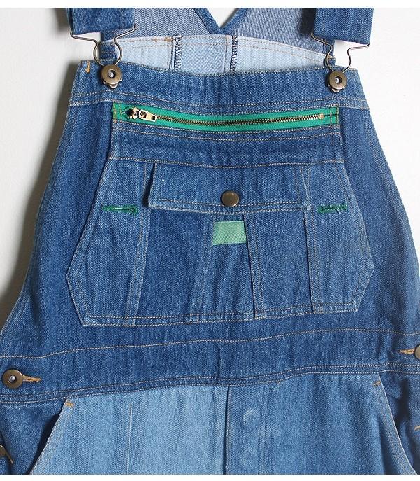 Patchwork Denim Overall Long OPC 5
