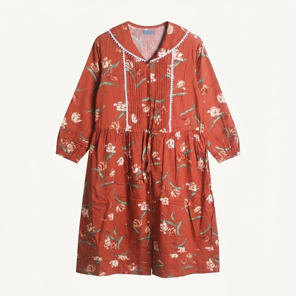Floral Pattern Cotton OPC 1