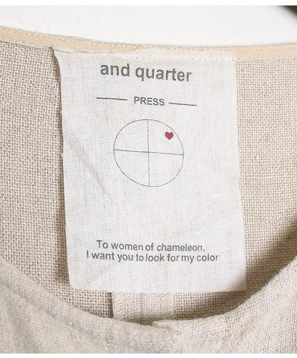 and quarter [100% Linen] 8