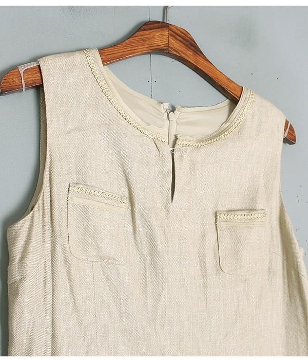 COMME CA DU MODE [Linen, Rayon][2pc Set-up] 4