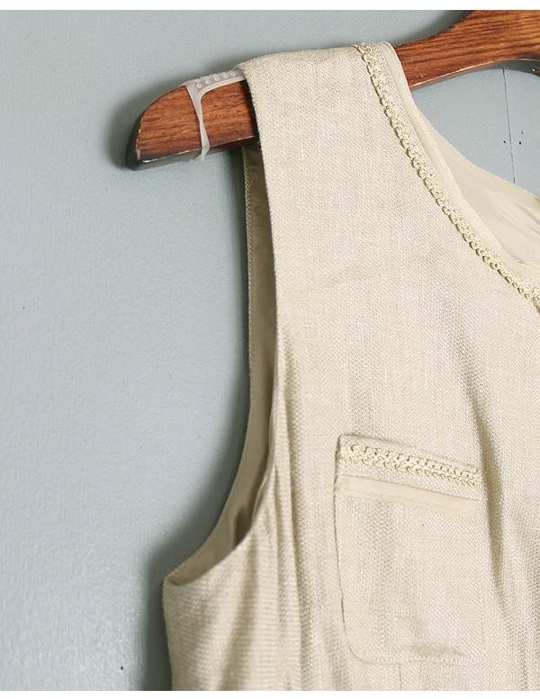 COMME CA DU MODE [Linen, Rayon][2pc Set-up] 6