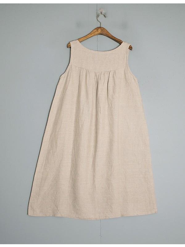 100% Linen Sleeveless OPC 6