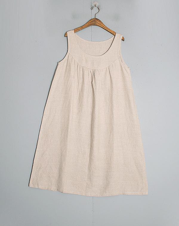 100% Linen Sleeveless OPC 2