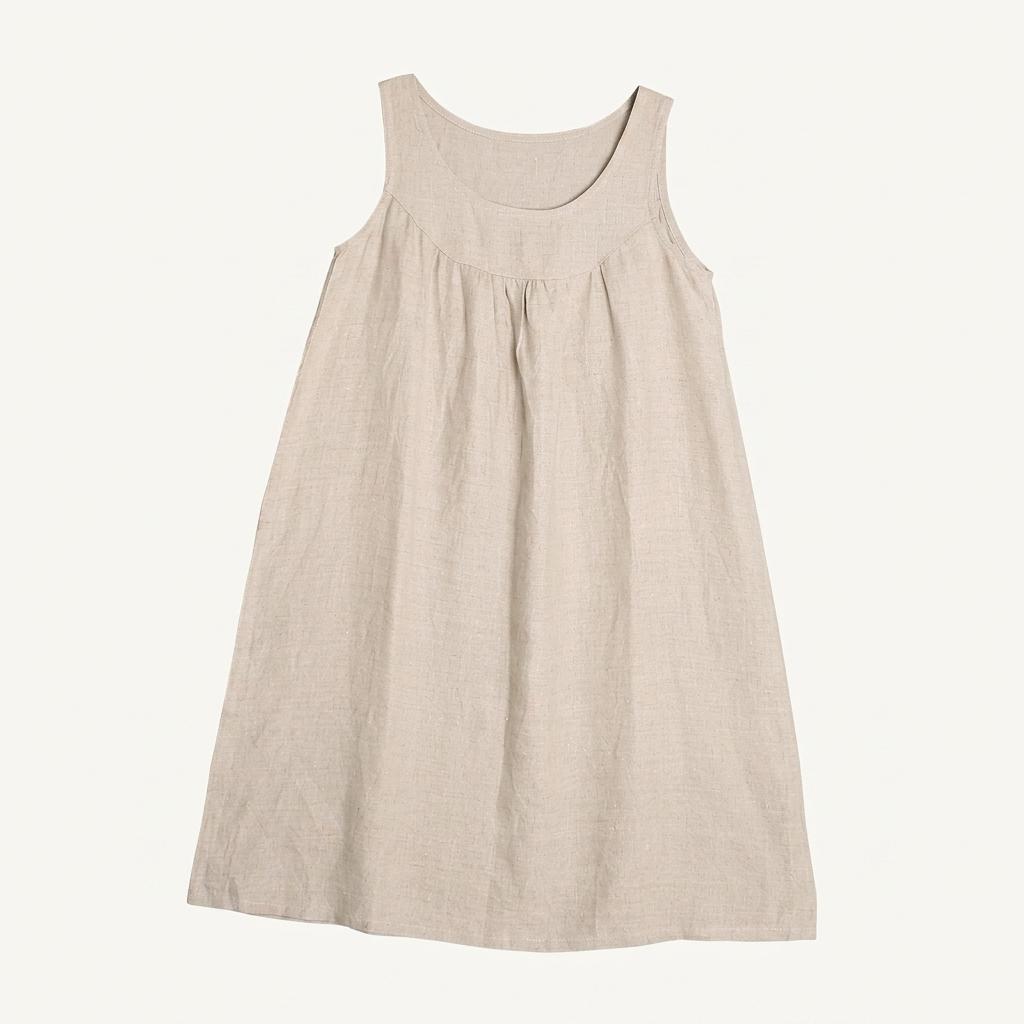 100% Linen Sleeveless OPC 1