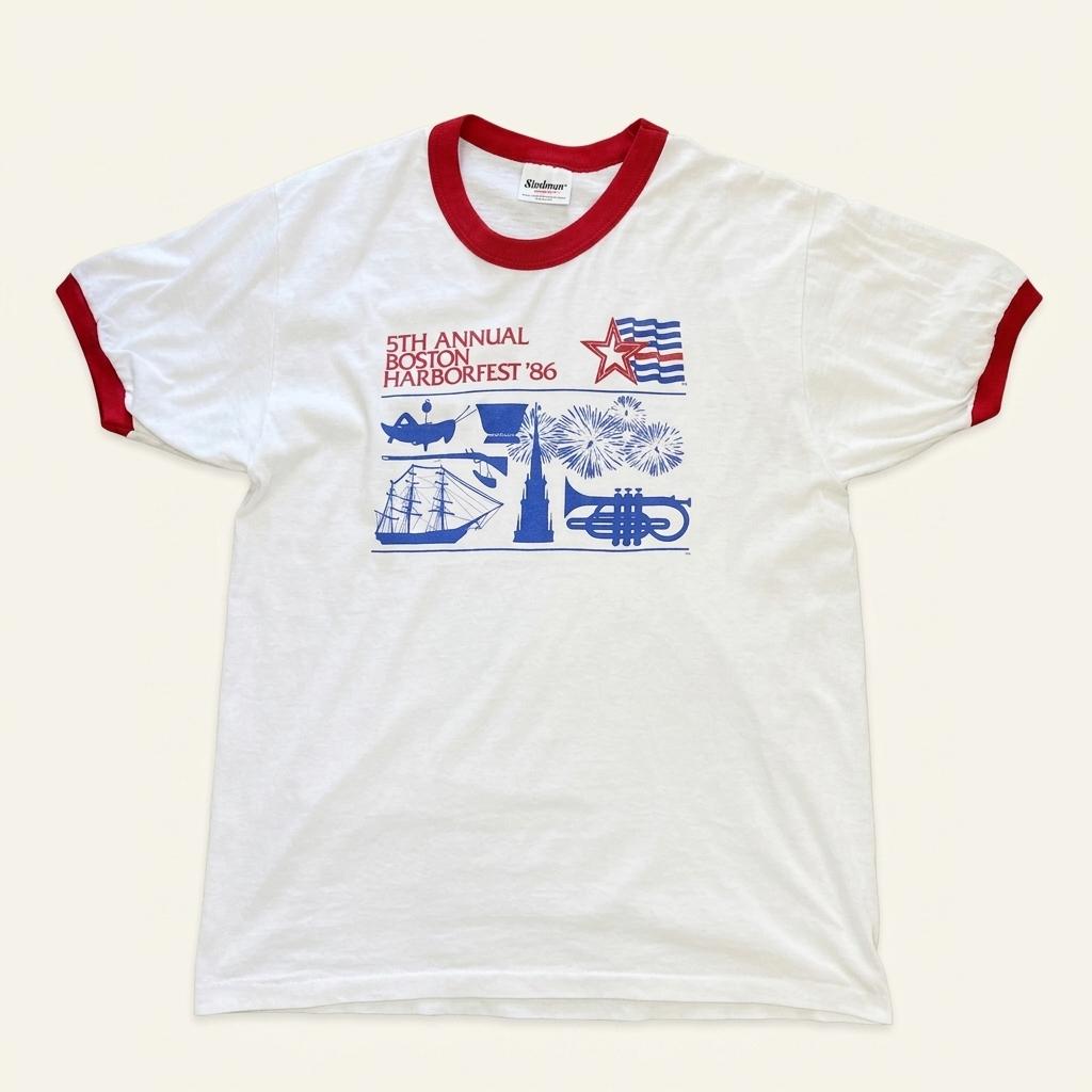70s~90s Ringer T-shirt-L 1
