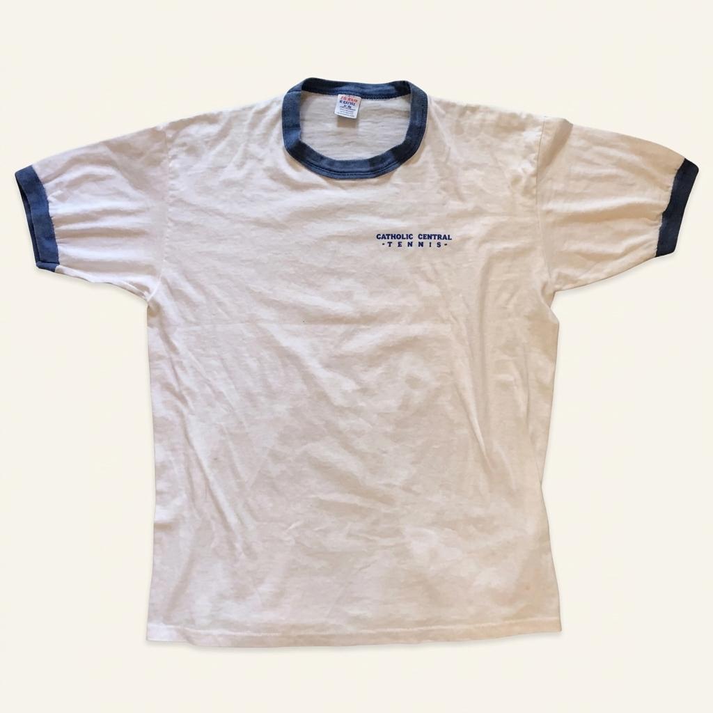 70s~90s Ringer T-shirt-L 1