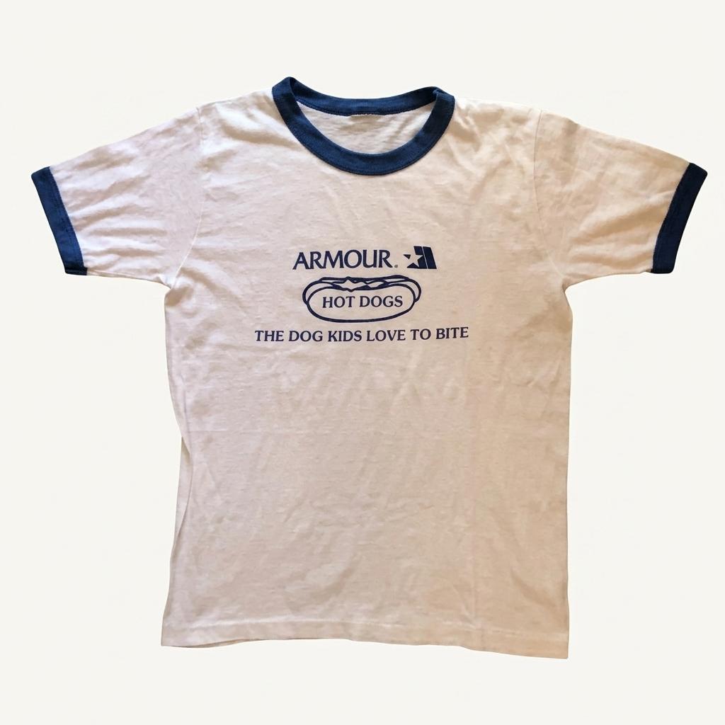 70s~90s Ringer T-shirt-M 1