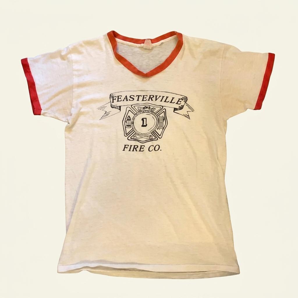 70s~90s Ringer T-shirt-L 1