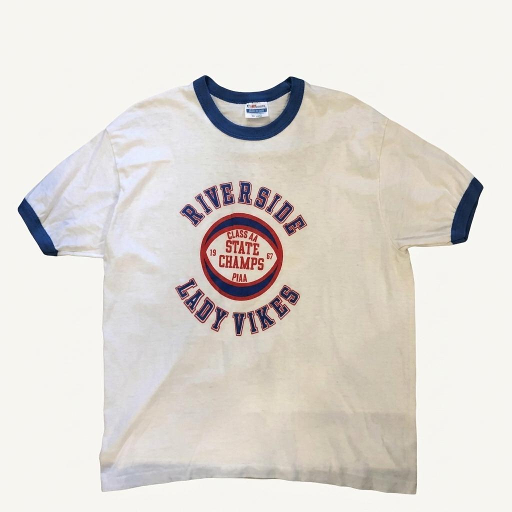 70s~90s Ringer T-shirt-L 1