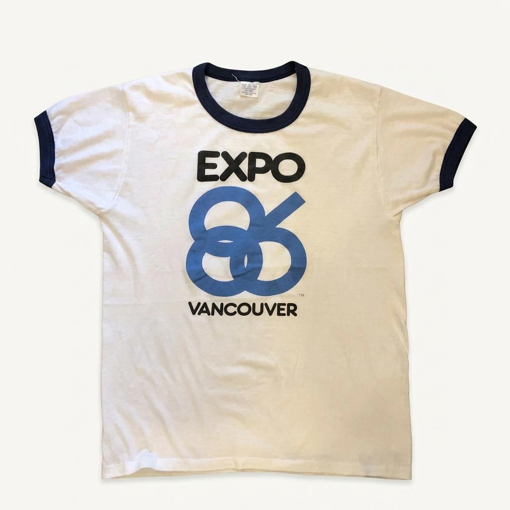 70s~90s Ringer T-shirt-L 1