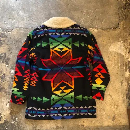 90s Pendleton Navajo Coat USA made - 38 11