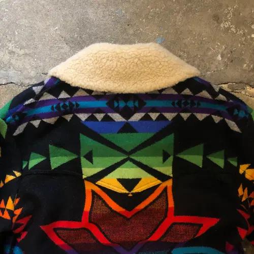 90s Pendleton Navajo Coat USA made - 38 10