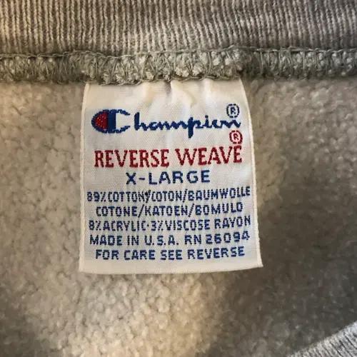 90s Champion Reverse Weave USA made - XL 6