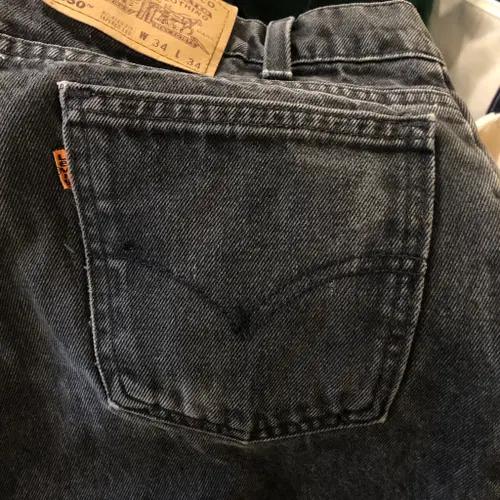 90s Levi's 550 denim pants USA made - 32 8