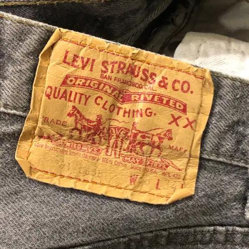 80s Levi's 501 denim pants USA made - 28 6