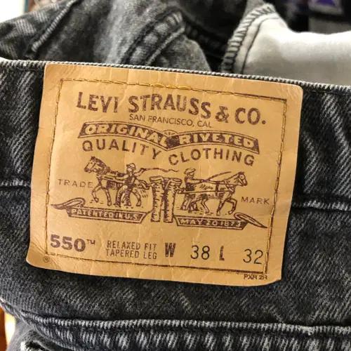 90s Levi's 550 denim pants - 36 6