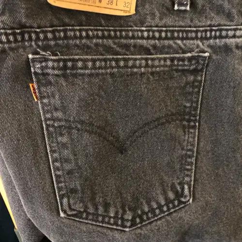 90s Levi's 550 denim pants - 36 7