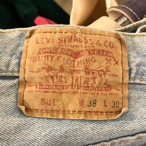 00s Levi's 501 denim pants USA made- 36 6