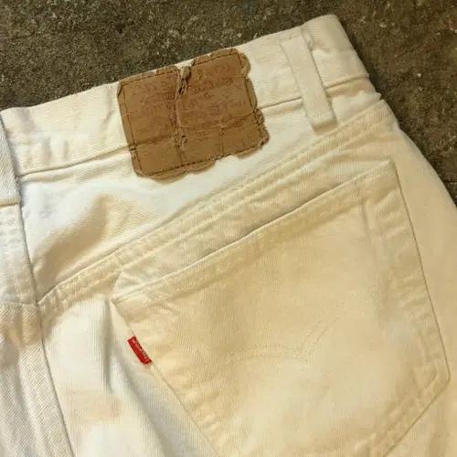 80s Levi's 501 denim pants USA made - 32 6