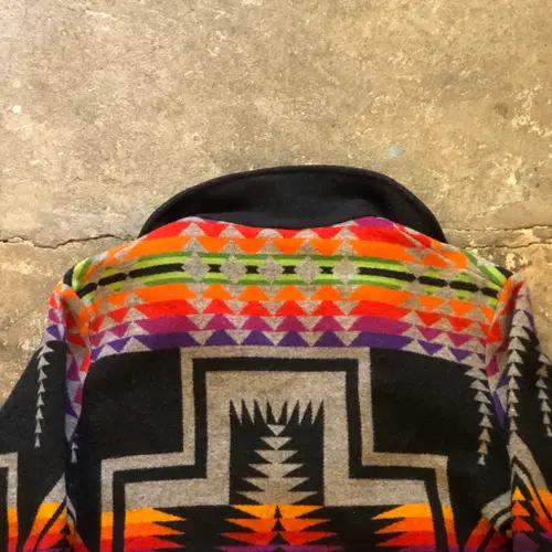 70s Pendleton Native American Jacket - L 9