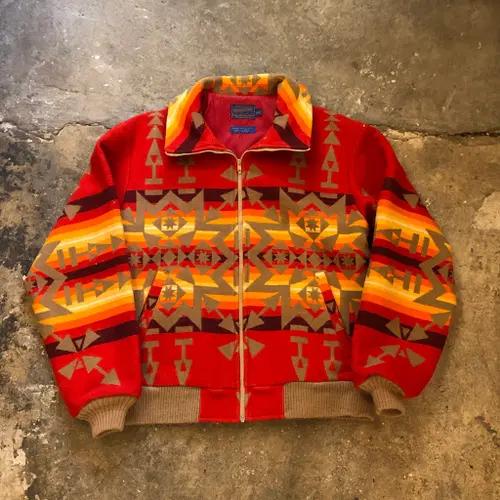 60s Pendleton Native American Jacket - M 2
