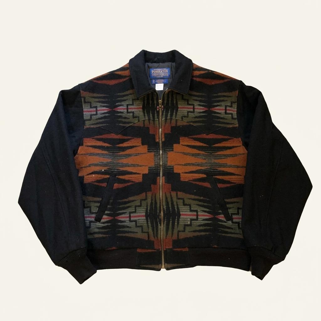 90s Pendleton Native American Jacket - L 1