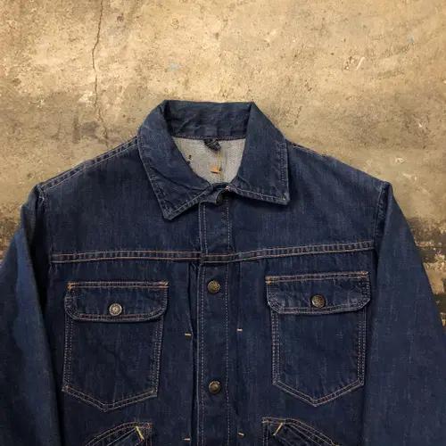 70s vintage selvedge Denim jacket - S 3