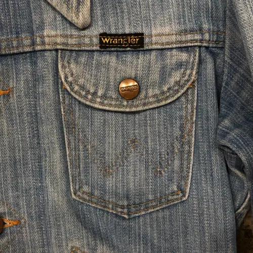 70s Wrangler 124MJ type denim jacket - S 5