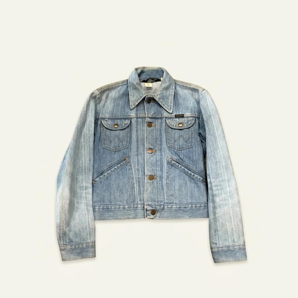 70s Wrangler 124MJ type denim jacket - S 1