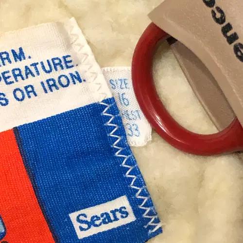 70s sears sherpa lined denim shirt - M 7