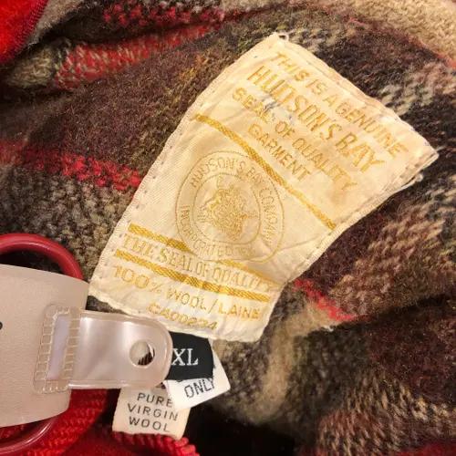 80s Hudson's Bay Duffle coat - XL 8