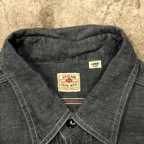 Sugar Cane chambray shirt - L 4