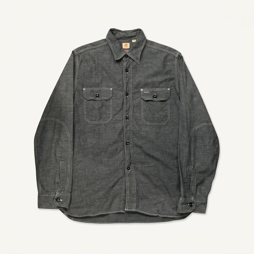 Sugar Cane chambray shirt - L 1