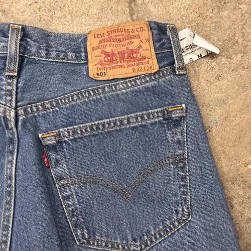 90s levi's 501 denim pants UK made-32 9