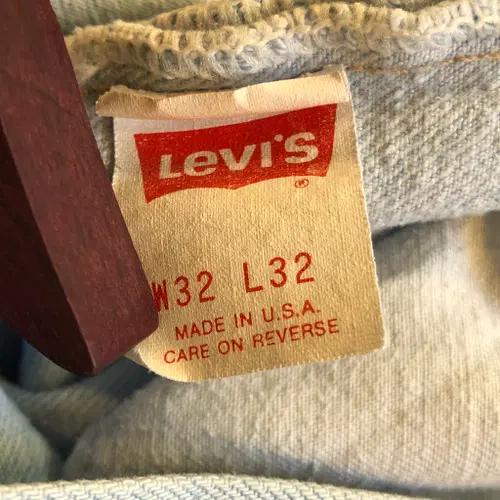 90s levi's 501 denim pants USA made- 32 5