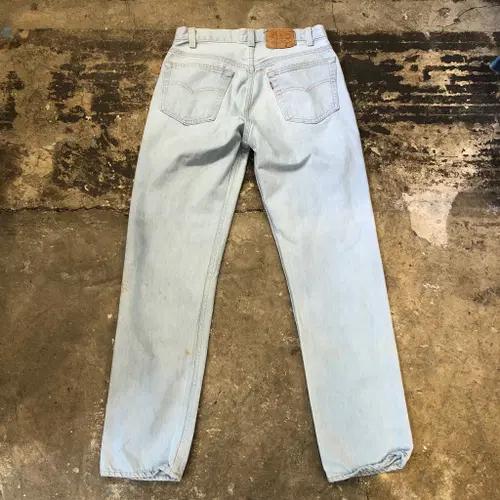 90s levi's 501 denim pants USA made- 32 10