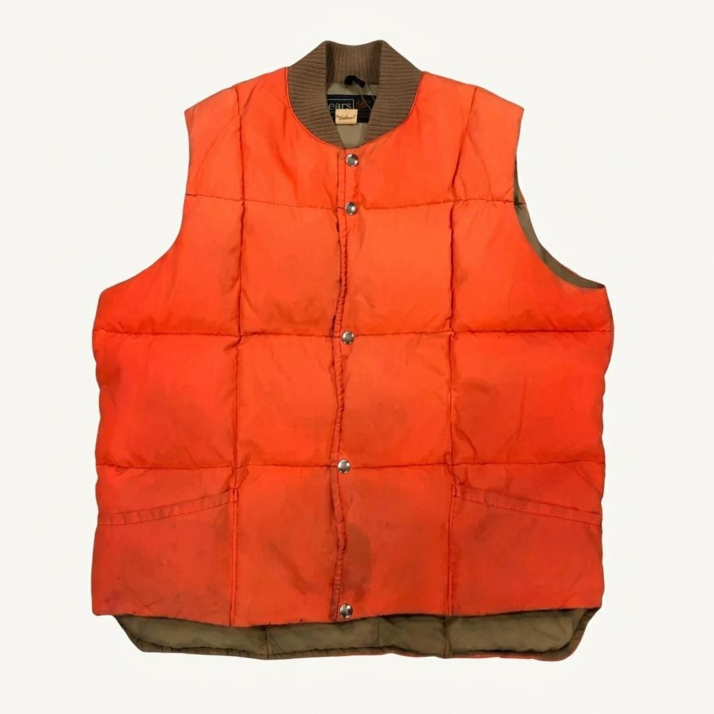 80s Sears Down Vest 1