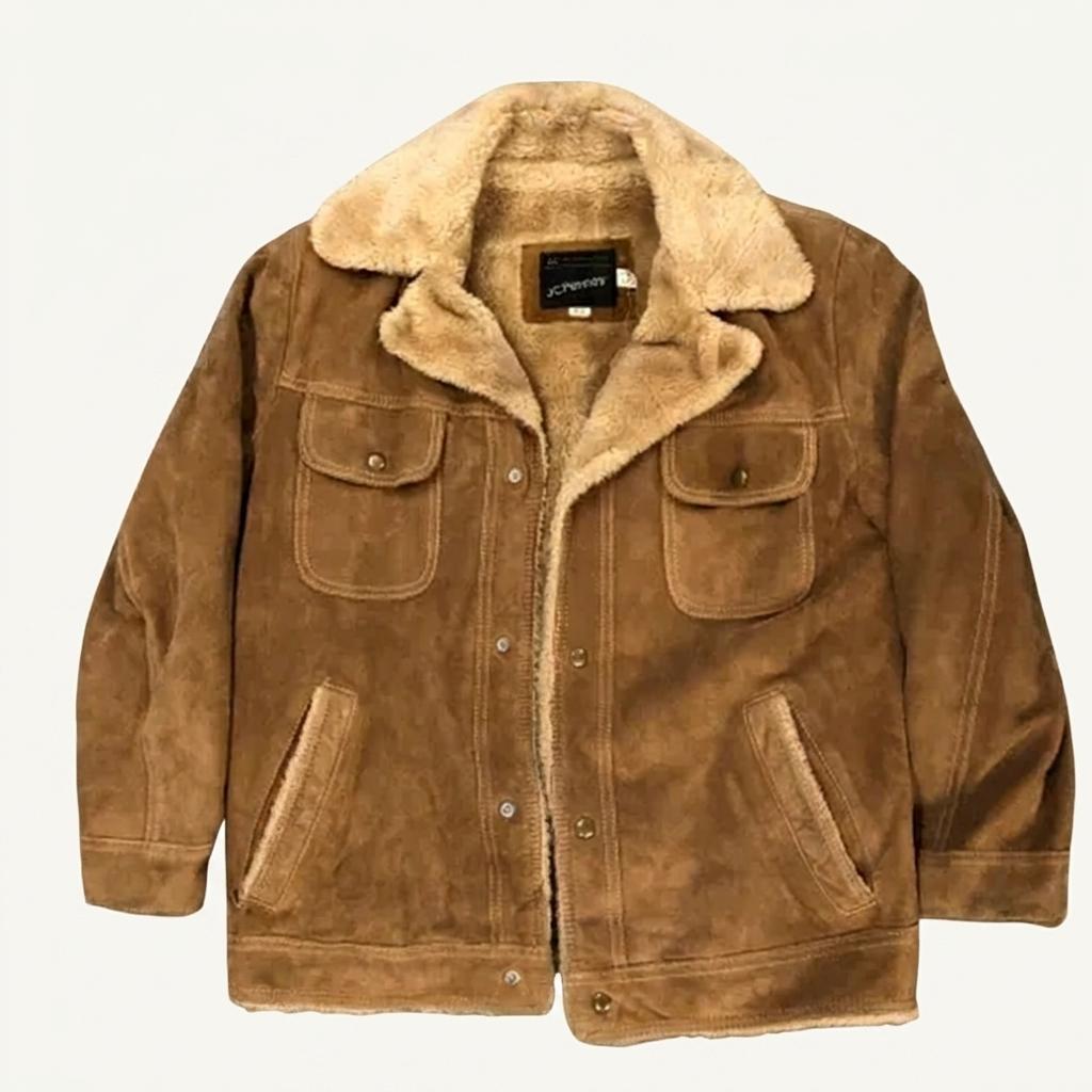 70s J.C Penney suede jacket 1