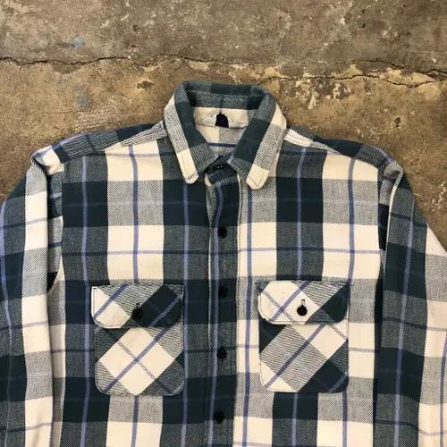 70s 80s Five Brother flannel - M 3