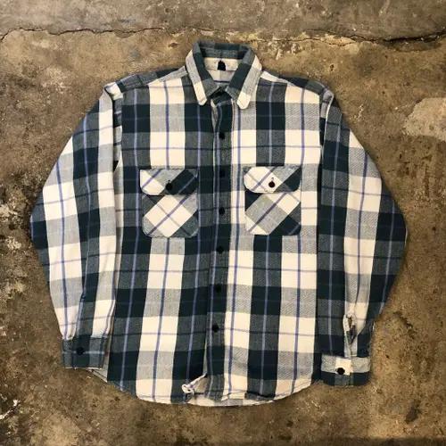 70s 80s Five Brother flannel - M 2
