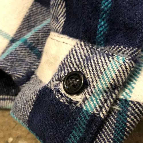 70s 80s Five Brother flannel - S 10