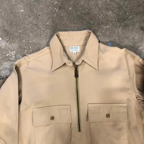 40s reproduction 1/4 zip shirt 3