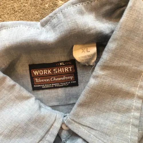 60s chambray work shirt 4