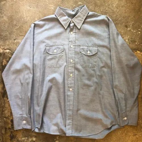 60s chambray work shirt 2