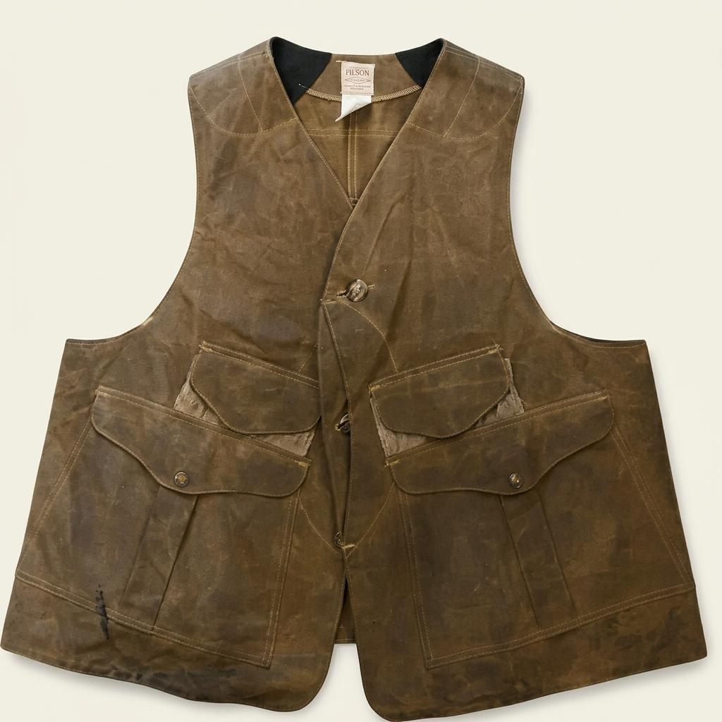 90s Filson tin hunting vest 1